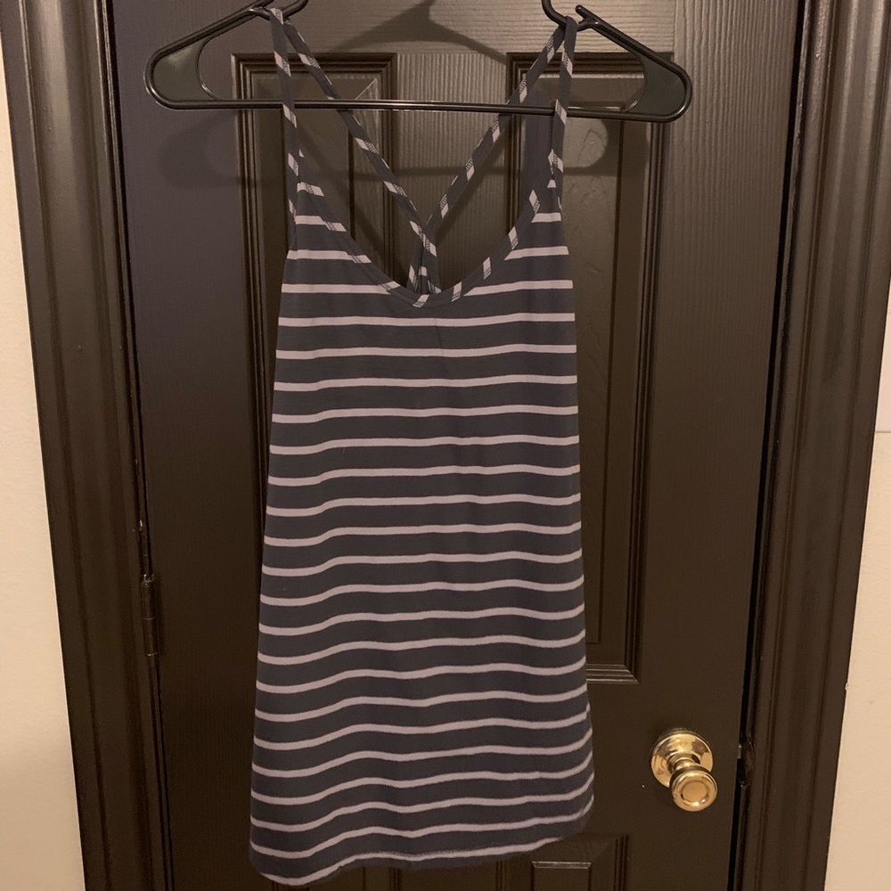 Gray workout tank